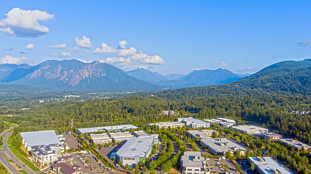 istock Aerial view of Snoqualmie in August 2249975149