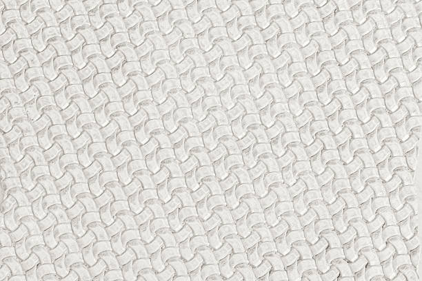 istock White interlaced leather texture, embossed basket weave pattern. Background for fashion minimalist design. Color of the year 2026 Cloud Dancer. Concept of craftsmanship, structure, premium minimalism 2249978047