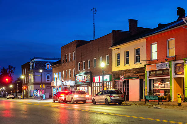 istock Simcoe Ontario Canada Night Street 2249982114