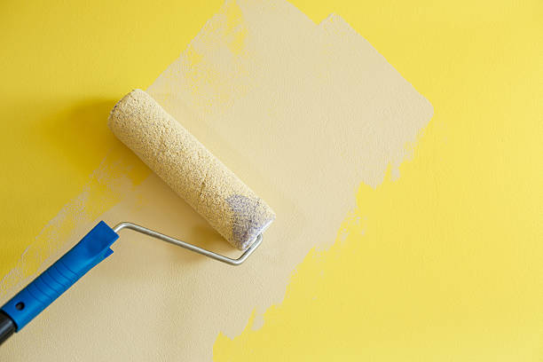 istock Professional wall painting, roller painting on interior walls. Renovation concept 2249986809
