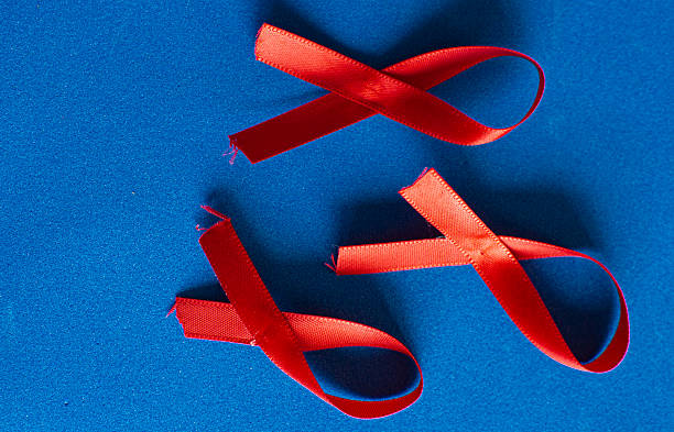 istock Red ribbon symbols representing World AIDS Day awareness 2249987971