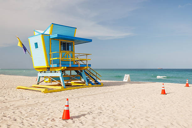 istock Colorful lifeguard tower on Miami Beach 2249990761