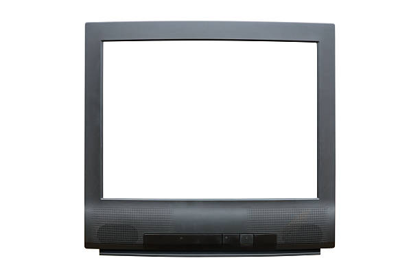 istock Old tv on isolated. Retro technology concept. Blank screen for text. 2249991984