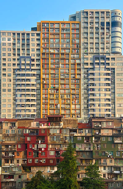 istock Batumi - Old vs. New Apartment Building 2250001983