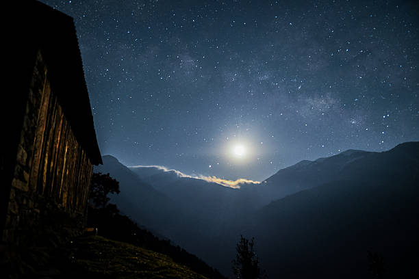 istock A starry sky in the Himalayan mountains of Nepal 2250022036