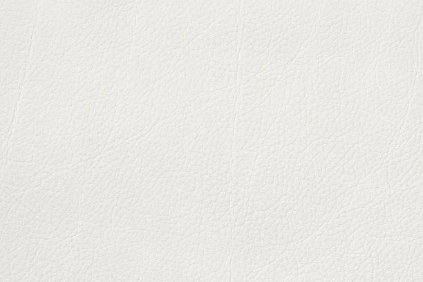 istock Natural background with white leather texture in Cloud Dancer shade and detailed grain, color 2026. Leather texture perfect for mockups, design 2250024384