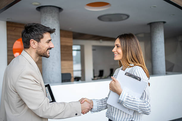 istock Business partners shaking hands creating new opportunities 2250025347