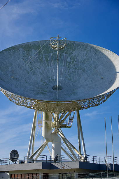 istock Large Parabolic Satellite Dish Antenna for Global Telecommunications 2250027805