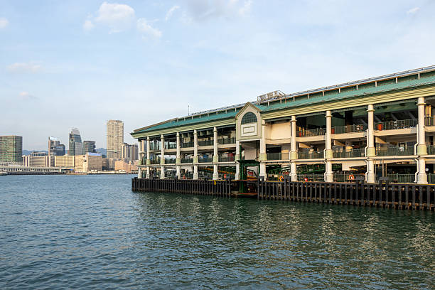 Star Ferry Pier in Hong Kong without ships