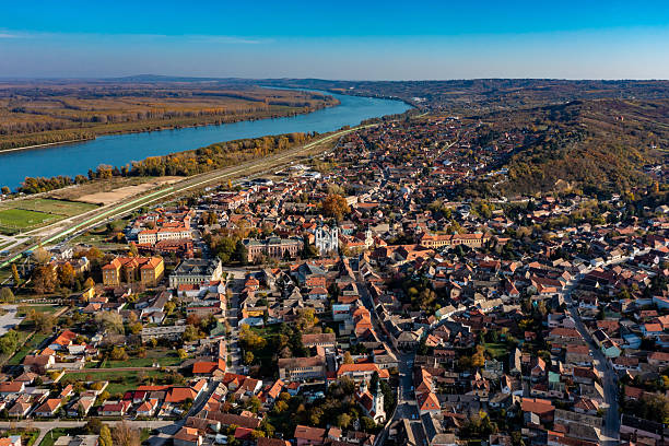 istock Sremski Karlovci in Autumn - drone perspective 2250037904