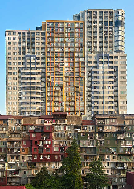 istock Batumi - Old vs. New Apartment Building 2250040417