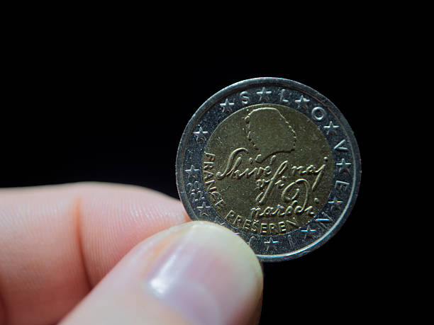 Porta Nigra in Trier, Rhineland-Palatinate, featured on a 2 euro coin
