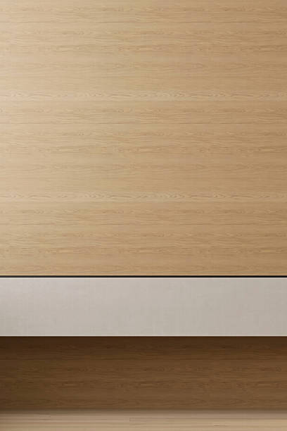 istock Empty Japandi Modern Interior with Minimalist Styling with Pine Wood Walls 2250042466