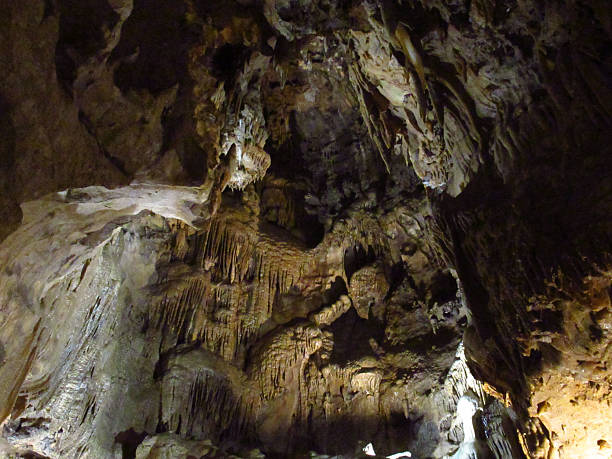 istock Stalactites in Ornate Cave Rock Formations 2250043065