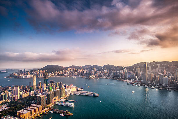 istock Hong Kong Victoria Harbour skyline 2250045660