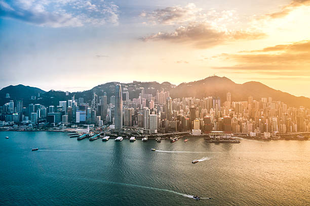 istock Hong Kong Victoria Harbour skyline 2250045691