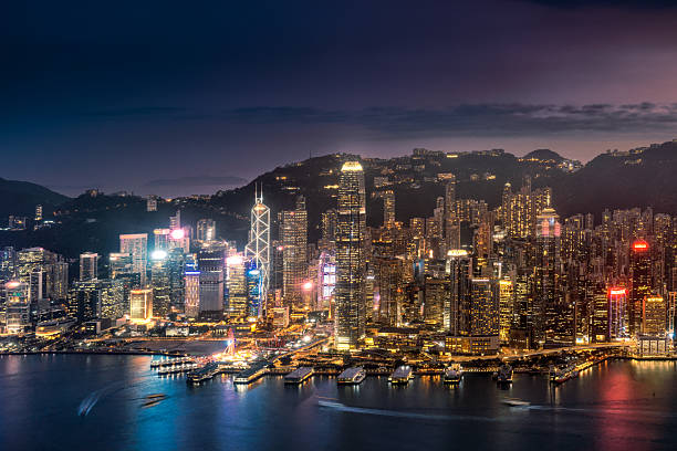 istock Hong Kong Victoria Harbour skyline 2250046048
