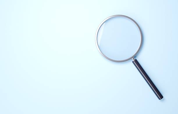 istock Simple 3D image of a magnifying glass 2250052891