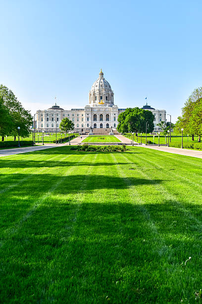 Minnesota State Capitol Building in St. Paul Minnesota in Summer