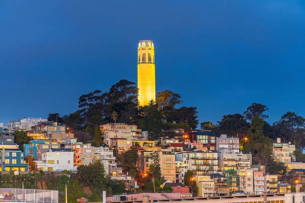 istock Coit Tower in downtown San Francisco, USA 2250058307