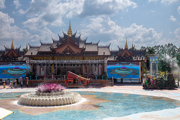 Xishuangbana, China - October 19, 2025: Xishuangbanna Thai Minority Park