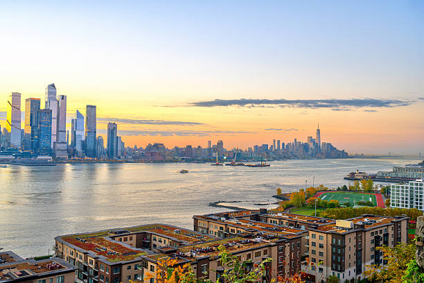 istock The Hudson river with the skyline of lower Manhattan 2250065792