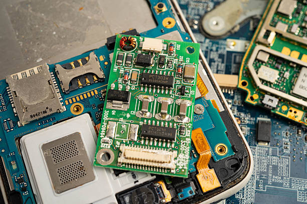 istock Repairing and upgrade circuit mainboard of notebook, electronic, computer hardware and technology. 2250066930