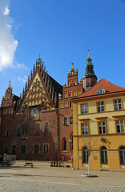 istock Town Hall and the tenement vertical 2250068285