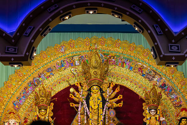 istock Handmade idol of goddess durga 2250070230