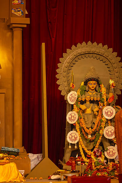 istock Handmade idol of goddess durga 2250071577