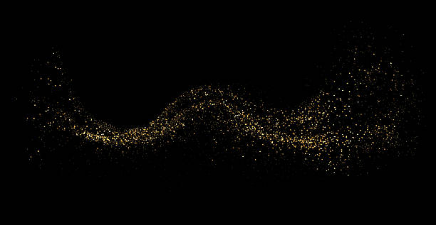 istock Abstract shiny gold glitter design element. For New Year, Merry Christmas greeting card design 2250076963