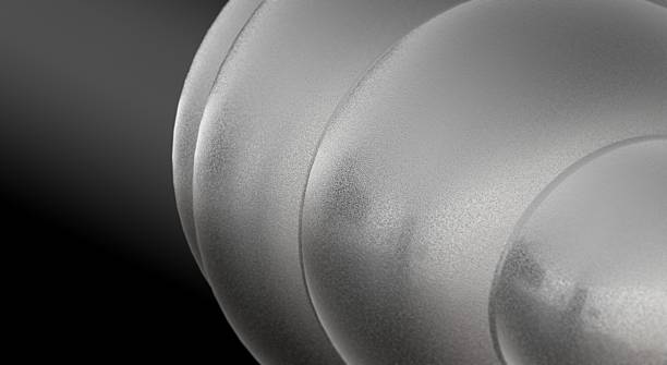istock Abstract grayscale composition of fluid organic contours 2250080895