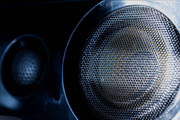 Hifi speakers system close-up