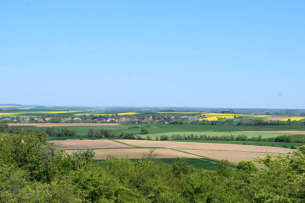 wide fields in the Lorraine where the bunkers are still underneath