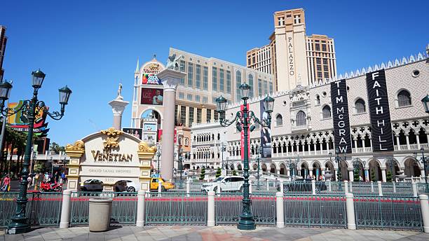 People visit The Venetian resort in Las Vegas. It is one of 10 largest hotels in the world with 4,409 rooms.