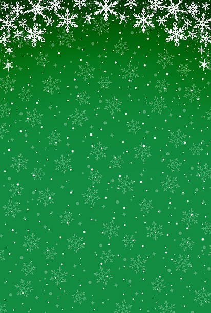 istock Winter green background.Frame of shining snowflates.Christmas, New Year. 2250107379