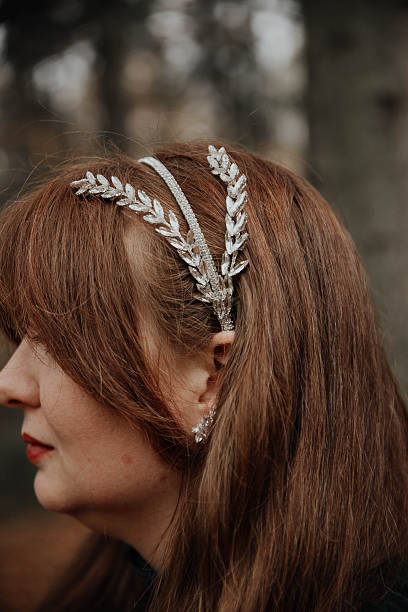 istock Close-Up of Woman with Crystal Headband 2250108310
