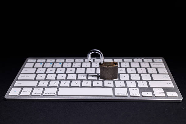istock Cyber security lock on keyboard representing online safety in a digital world 2250112565