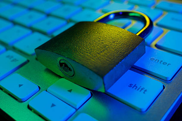 istock Lock on keyboard represents the idea of cyber security in a digital environment 2250114056