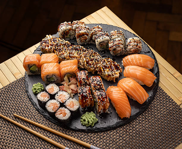 istock Delicious sushi mix 2250121163