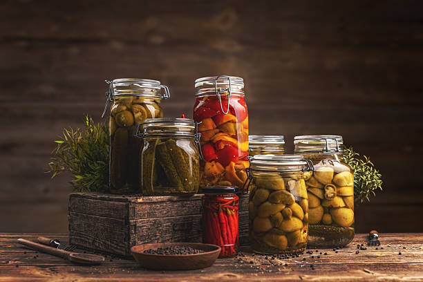 istock Jars of pickled vegetables 2250122099