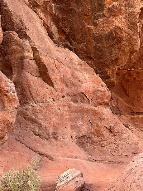 istock Petroglyphs, rock inscriptions, at Wadi Rum, Jordan 2250123426