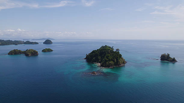 istock Tranquil Aerial View of Isolated Islands 2250134845