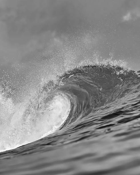 istock Close Perspective Revealing Textured Spray And Foam On Powerful Wave 2250136605