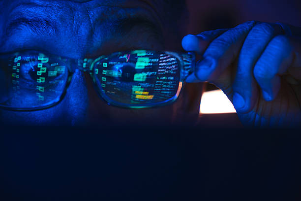 istock Analyzing stock market data on a screen at night 2250136640