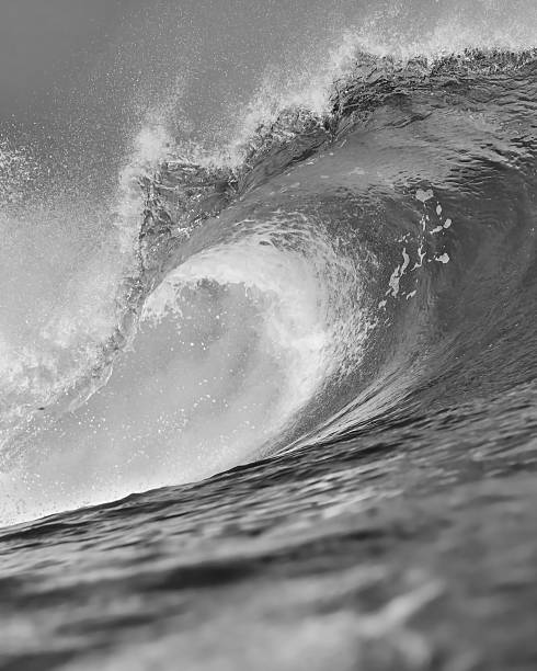 istock Close Perspective Revealing Textured Spray And Foam On Powerful Wave 2250136671