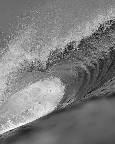 istock Close Perspective Revealing Textured Spray And Foam On Powerful Wave 2250136879