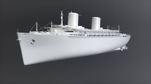 istock White Ocean Liner – Detailed 3D Ship Render 2250145382