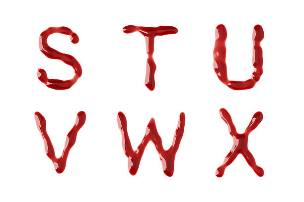 istock Letters made of red bloody liquid 2250165397
