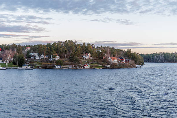 istock Archipelago Island Coastline View at Sunset 2250165941